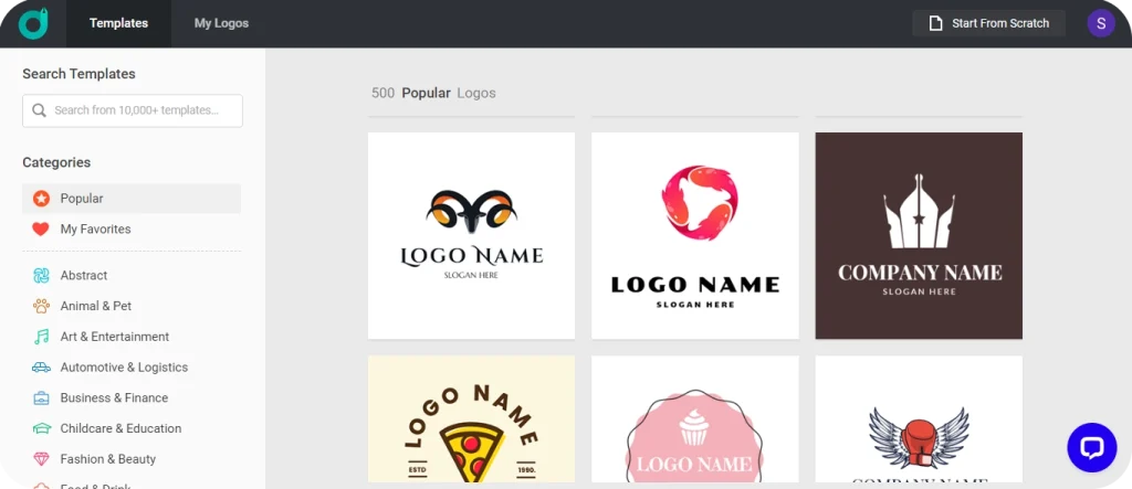 سایت های هوش مصنوعی طراحی لوگو